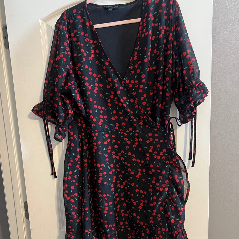 ASOS Cherry print dress